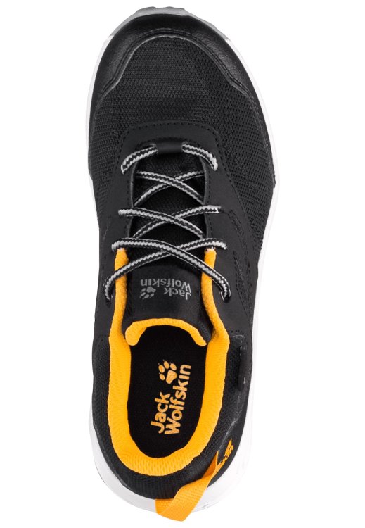 Black-Burly Yellow Original Brand Jack Wolfskin Woodland Texapore Low K