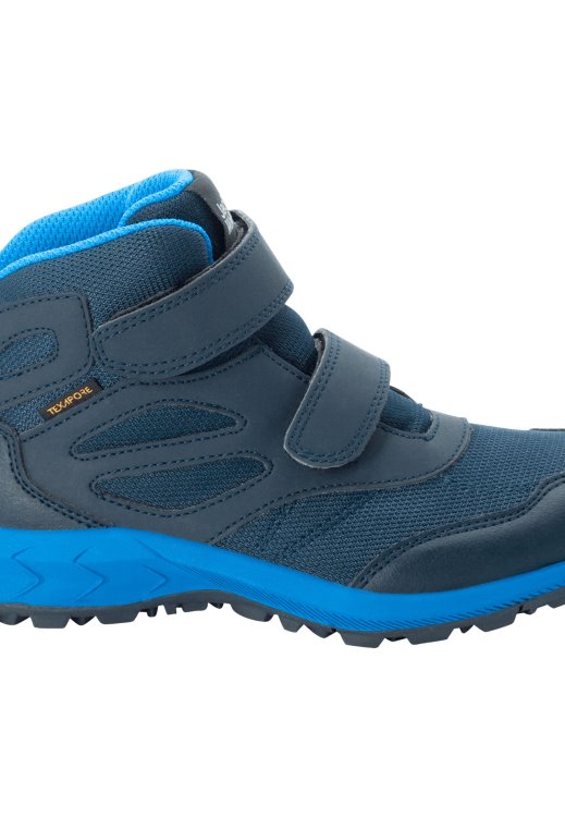 Woodland Texapore Mid Vc K Brand Jack Wolfskin Dark Blue-Red Brands