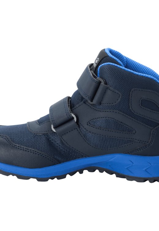 Woodland Texapore Mid Vc K Brand Jack Wolfskin Dark Blue-Red Brands