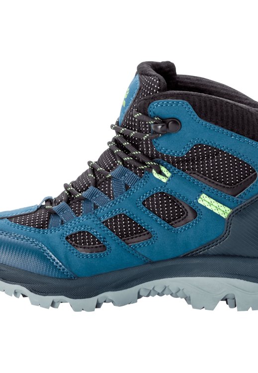 Vojo Texapore Mid K Fashion Dark Blue-Lime Brand Jack Wolfskin