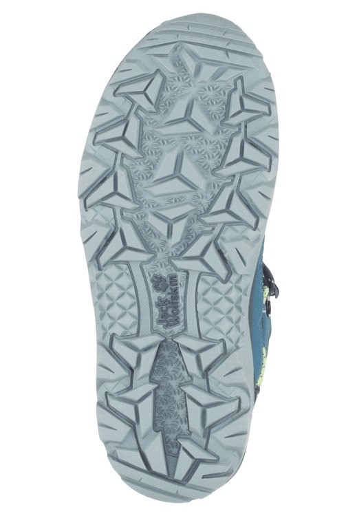Vojo Texapore Mid K Fashion Dark Blue-Lime Brand Jack Wolfskin
