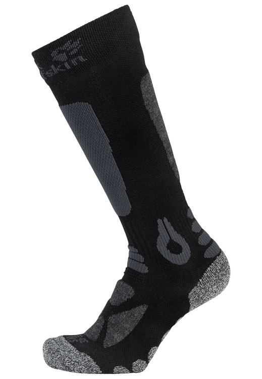 Brand Jack Wolfskin Black Ski Merino Sock High Cut Kids Origins