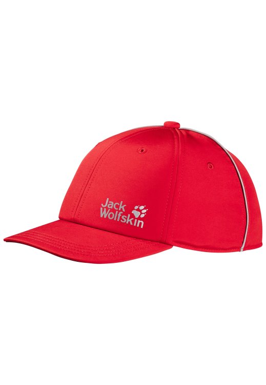 Brands Active Hike Cap Kids Brand Jack Wolfskin Peak Red