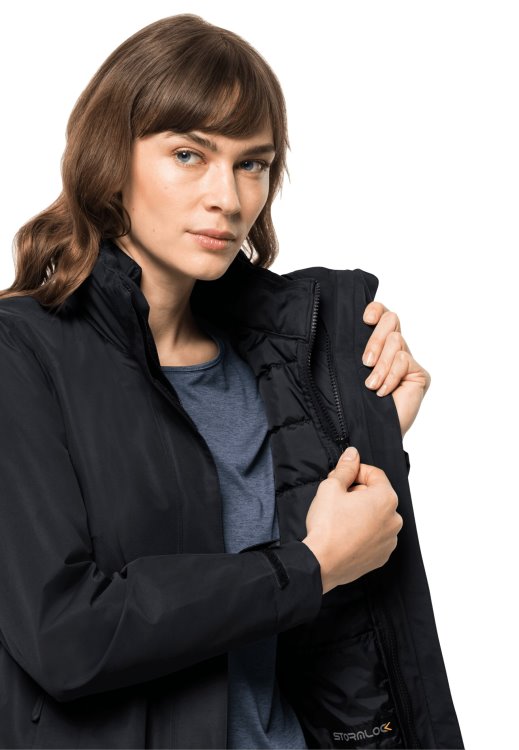 Brand Jack Wolfskin Geisshorn 3in1 Jacket W Black Collections