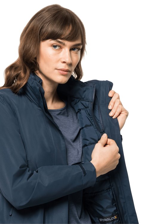 Night Blue Brand Jack Wolfskin Geisshorn 3in1 Jacket W Brand