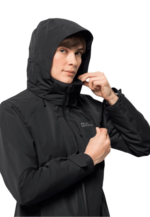 Bergland 3in1 Jacket W Brand Jack Wolfskin Black