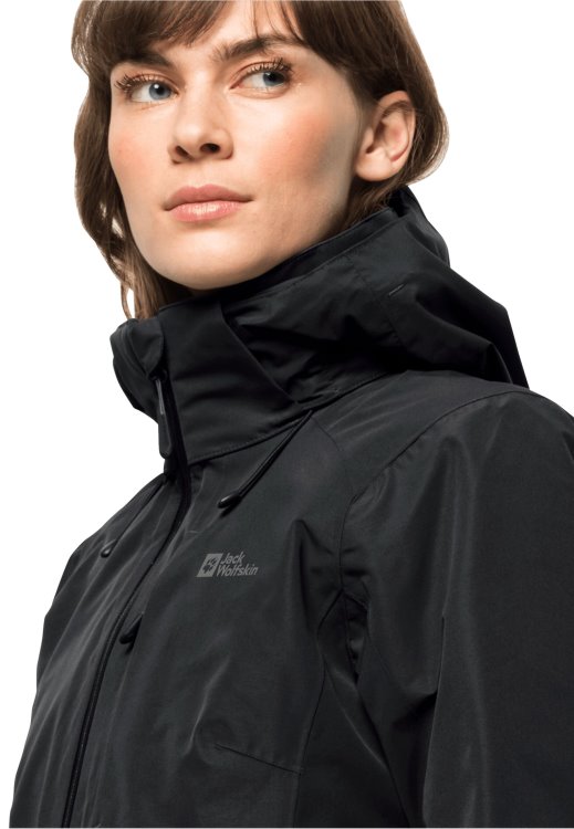 Bergland 3in1 Jacket W Brand Jack Wolfskin Black