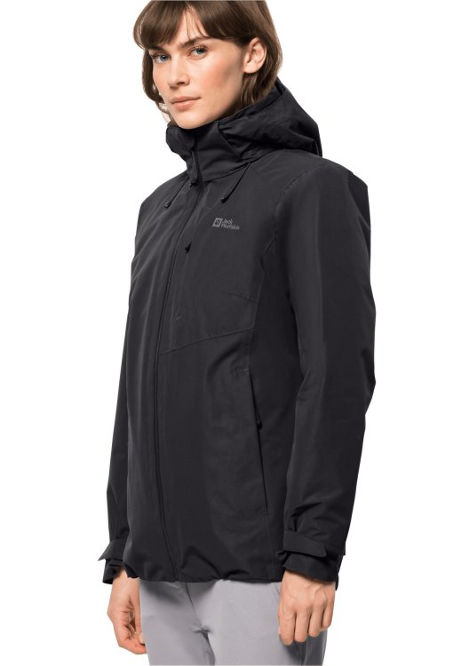 Bergland 3in1 Jacket W Brand Jack Wolfskin Black