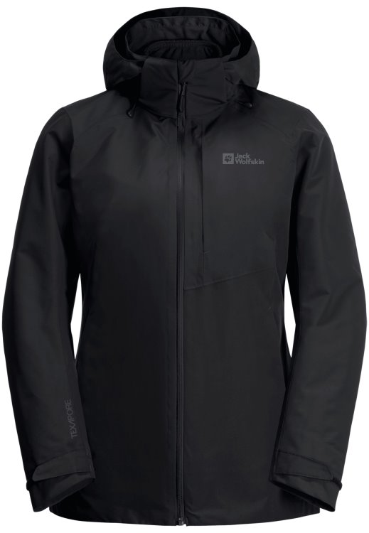 Bergland 3in1 Jacket W Brand Jack Wolfskin Black
