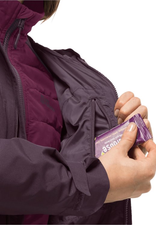 Brand Jack Wolfskin Collections Glaabach 3in1 Jacket W Grapevine