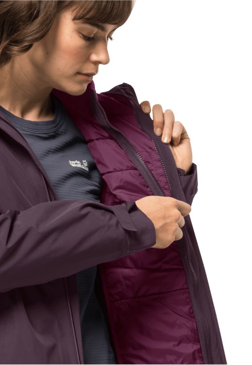 Brand Jack Wolfskin Collections Glaabach 3in1 Jacket W Grapevine