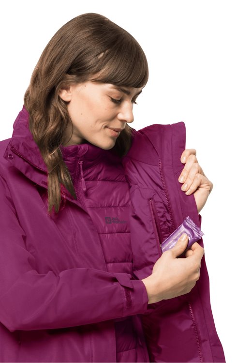 Brand Jack Wolfskin Geisshorn 3in1 Jacket W Brand Wild Berry