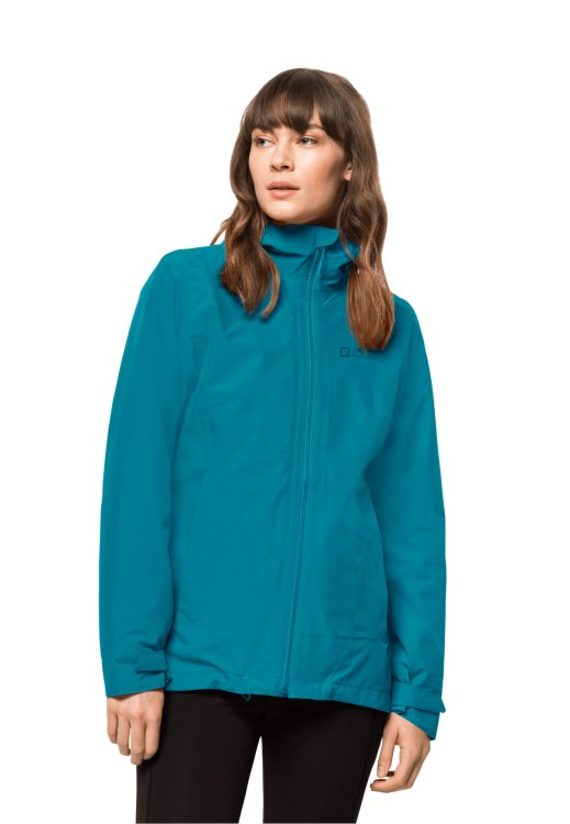 Origins Brand Jack Wolfskin Moonrise 3in1 Jacket W Freshwater Blue