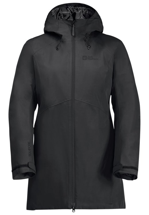 Black New Brand Jack Wolfskin Heidelstein Ins Jacket W