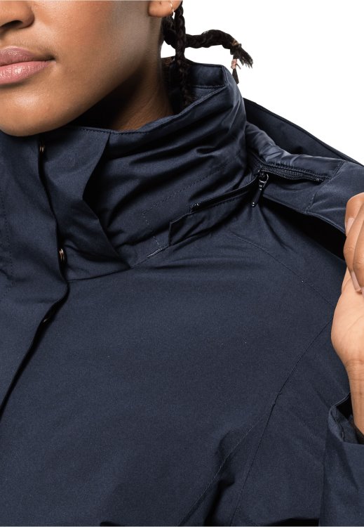 Night Blue Fashion Cold Bay Coat W Brand Jack Wolfskin