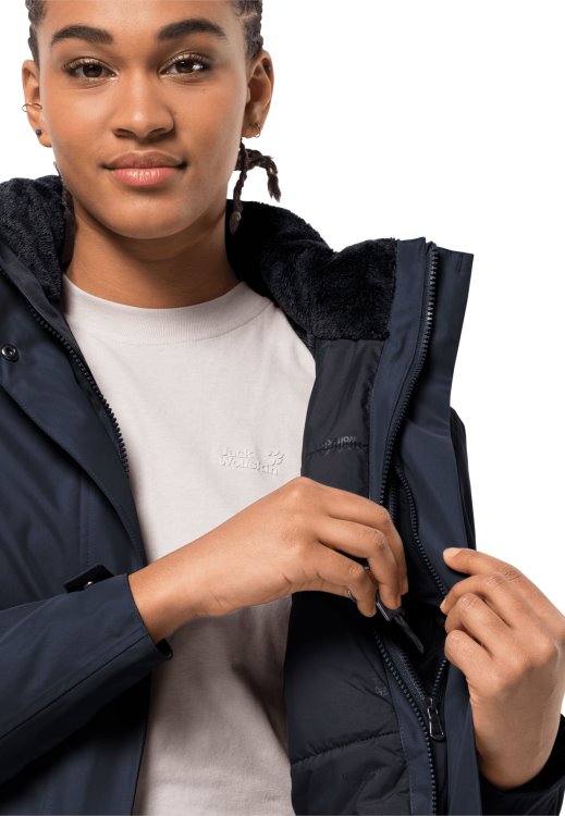 Night Blue Madison Avenue Coat Brand Jack Wolfskin Collection