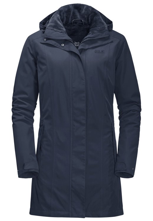Night Blue Madison Avenue Coat Brand Jack Wolfskin Collection
