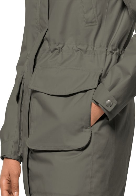 Origin Winterfrost Ins Parka W Brand Jack Wolfskin Dusty Olive