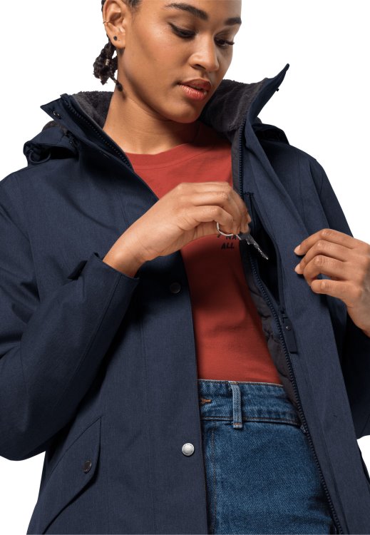 Origins Park Avenue Jacket Night Blue Brand Jack Wolfskin