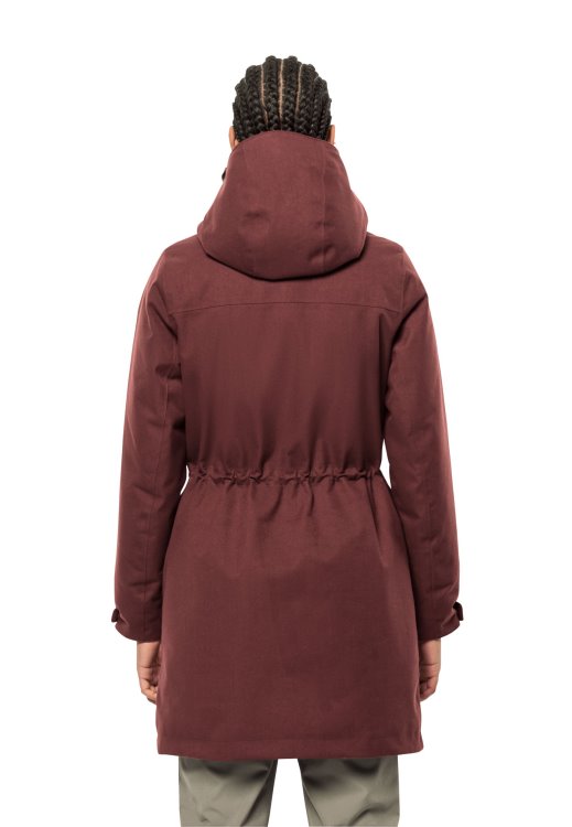 Fierce Wind Parka W Cordovan Red Brand Jack Wolfskin Fashion