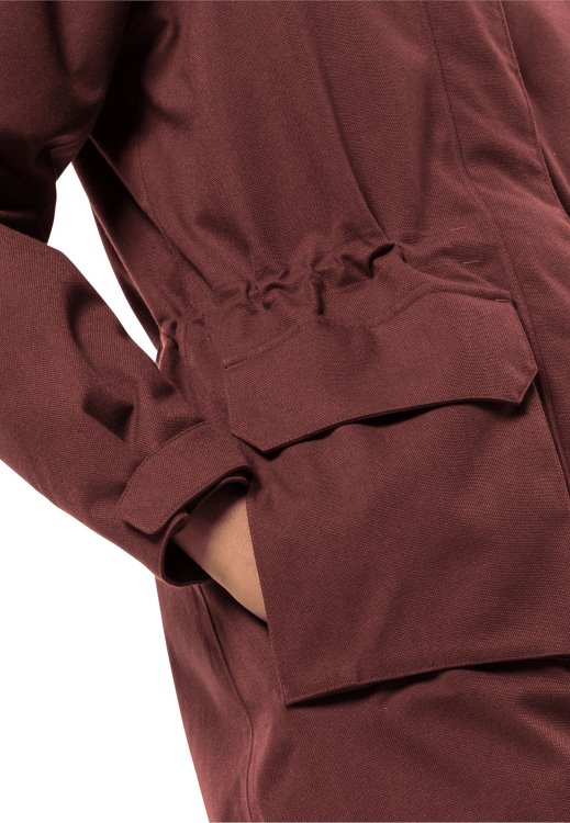 Fierce Wind Parka W Cordovan Red Brand Jack Wolfskin Fashion