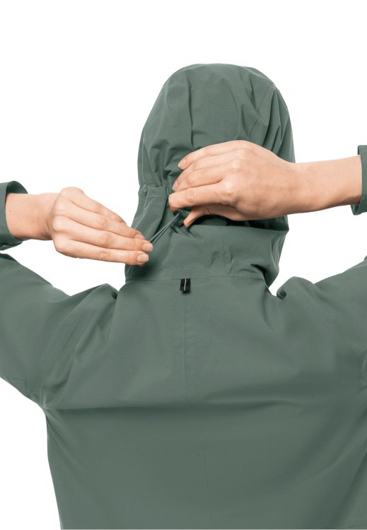 Hedge Green Brand Jack Wolfskin New Pack & Go 2l Coat W