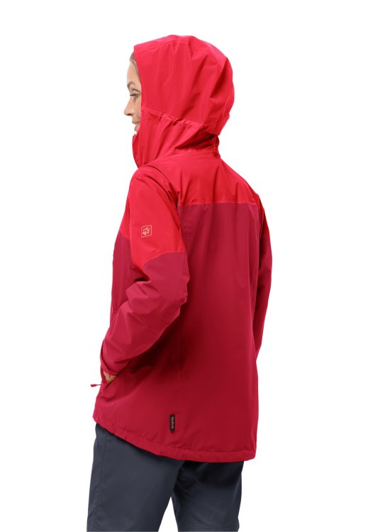 Brand Jack Wolfskin Bright Scarlet Go Hike Jacket W Fashion
