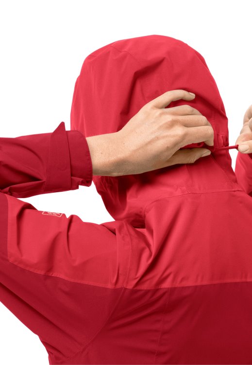 Brand Jack Wolfskin Bright Scarlet Go Hike Jacket W Fashion