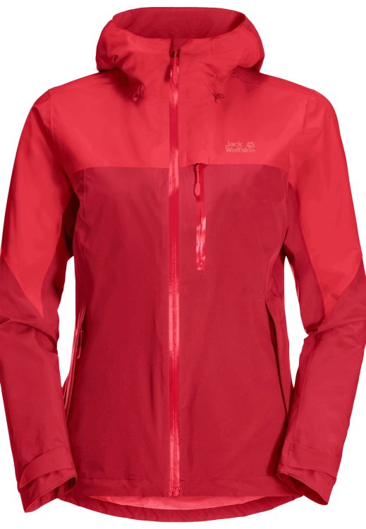 Brand Jack Wolfskin Bright Scarlet Go Hike Jacket W Fashion