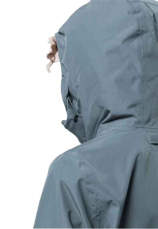 Fashion Cape York Paradise Coat W Brand Jack Wolfskin Teal Grey