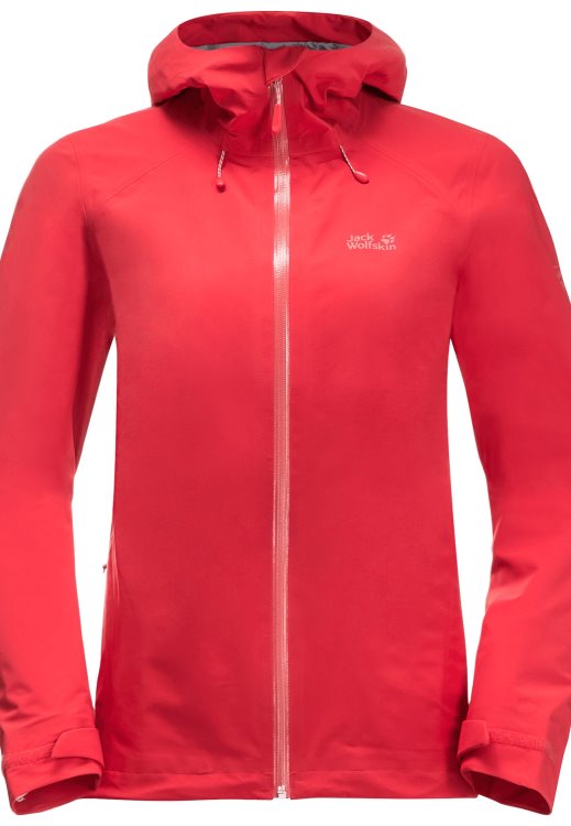 Origins Tulip Red Brand Jack Wolfskin Highest Peak Jacket W