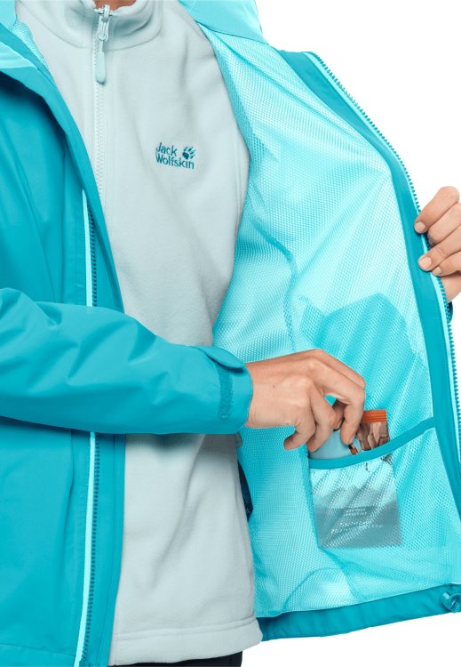 Evandale Jacket W Brand Jack Wolfskin Original Dark Aqua