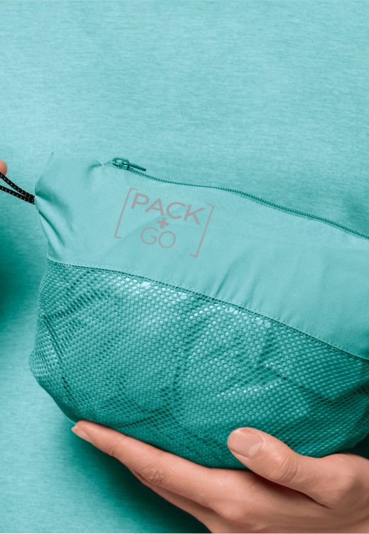 Pack & Go Shell W New Brand Jack Wolfskin Peppermint
