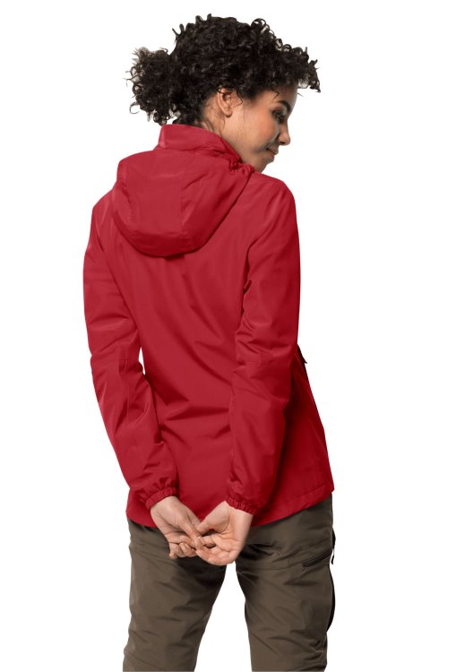 Brand Jack Wolfskin Bright Scarlet Collection Stormy Point Jacket W