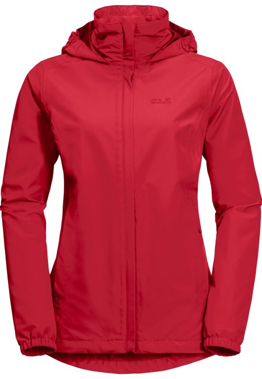 Brand Jack Wolfskin Bright Scarlet Collection Stormy Point Jacket W