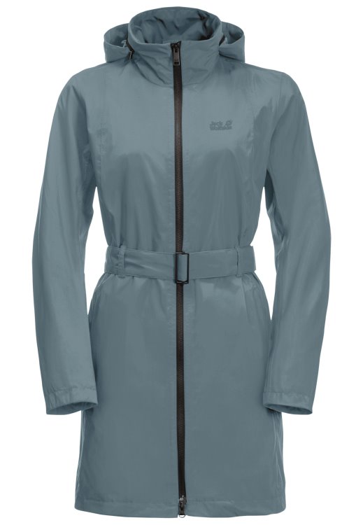 Teal Grey Brand Jack Wolfskin Norden Port Coat W Hot
