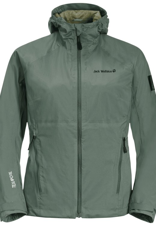 Hedge Green Best Brand Jack Wolfskin Tasman 2l Jacket W