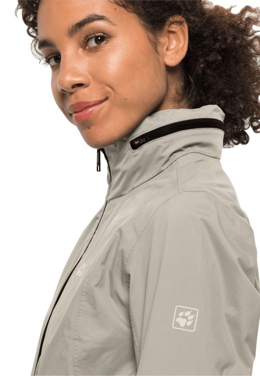 Dusty Grey New Norden Port Coat W Brand Jack Wolfskin