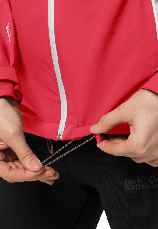 Collections Eagle Peak Jacket W Brand Jack Wolfskin Tulip Red