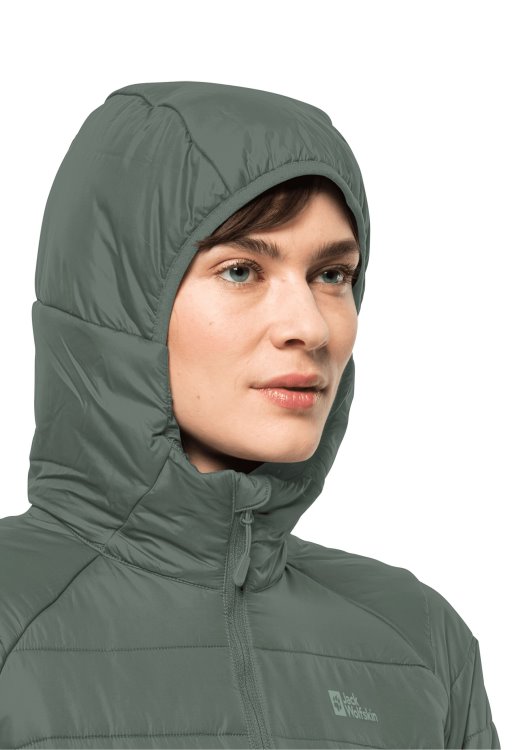 Bergland Ins Coat W Collection Brand Jack Wolfskin Hedge Green