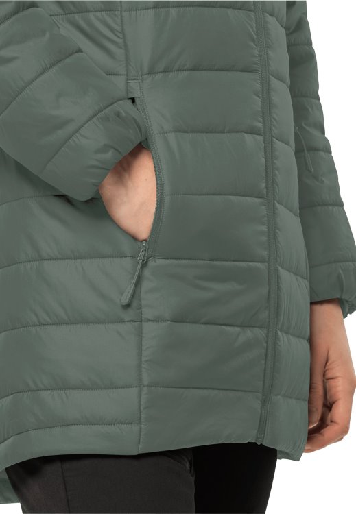 Bergland Ins Coat W Collection Brand Jack Wolfskin Hedge Green