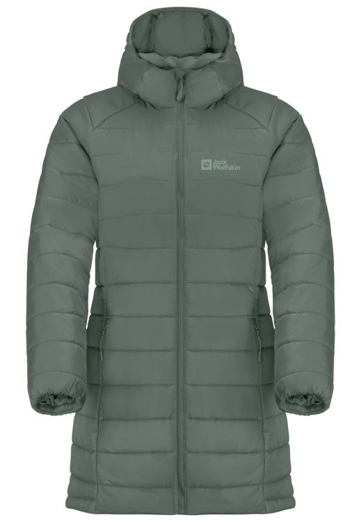 Bergland Ins Coat W Collection Brand Jack Wolfskin Hedge Green