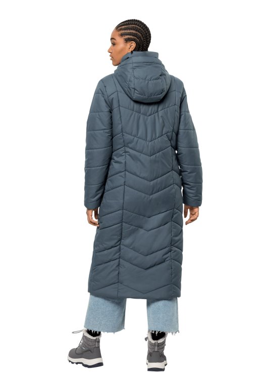 Brand Jack Wolfskin Slate Blue Kyoto Long Coat W Origins