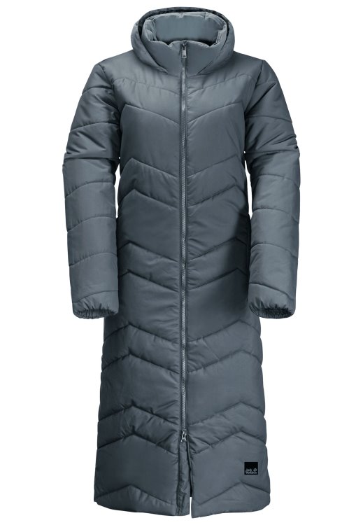 Brand Jack Wolfskin Slate Blue Kyoto Long Coat W Origins