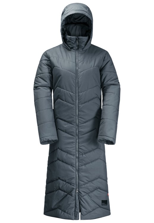 Brand Jack Wolfskin Slate Blue Kyoto Long Coat W Origins