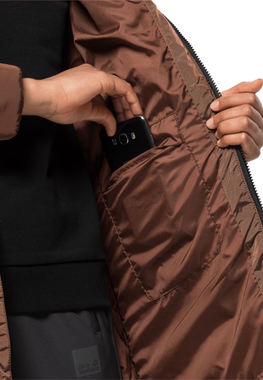 Hazelnut Brown Brand Jack Wolfskin Best Eisbach Coat W