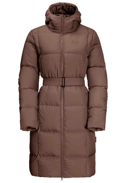 Hot Hazelnut Brown Brand Jack Wolfskin Frozen Lake Coat W