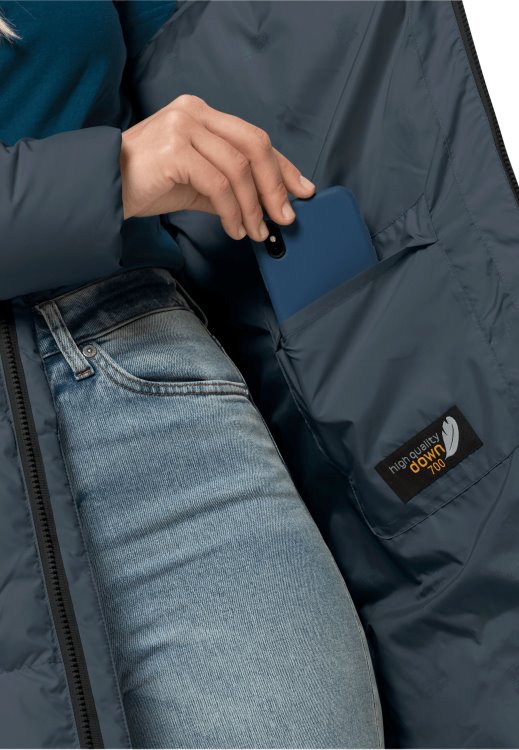 Best Slate Blue Frozen Lake Coat W Brand Jack Wolfskin