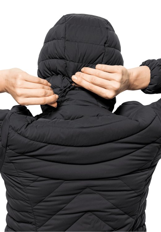 Black Brand Jack Wolfskin Athletic Down Coat W Origin