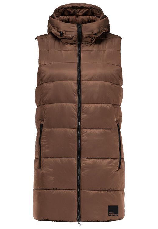 Hazelnut Brown Eisbach Vest W Brand Jack Wolfskin